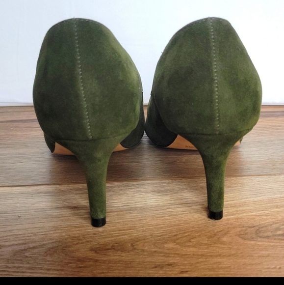 FSJ green kitten heel NEW - Picture 4 of 7